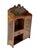 Aesthetic Movement Wall Cabinet with Hand-Painted Floral in Walnut, 1890s For Sale - Image 8 of 14