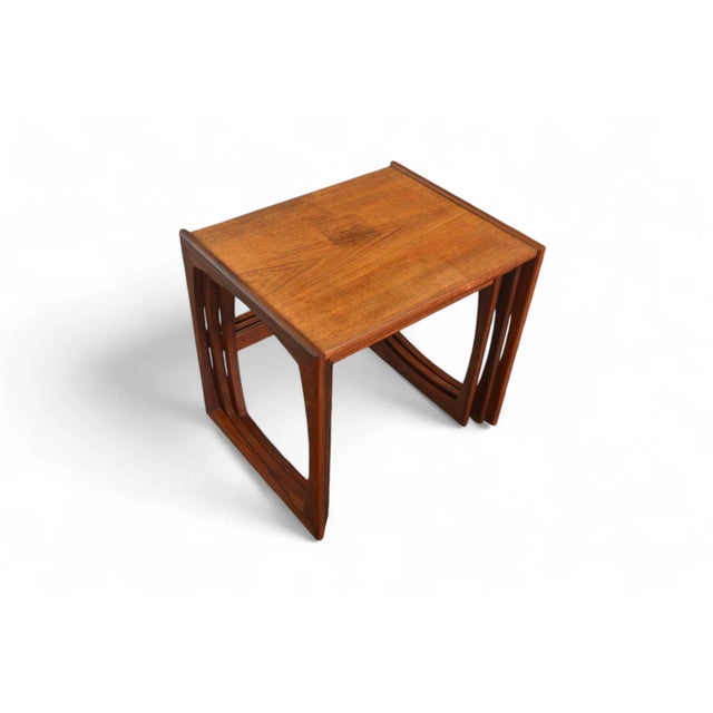 Set of 3 G Plan Quadrille Nesting Tables in Teak For Sale - Image 9 of 9