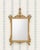A finely carved 19th century continental giltwood mirror of elegant proportions, distinguished by its sculptural crest...