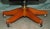 Vintage Brown Leather Captains Directors Chair For Sale - Image 11 of 18