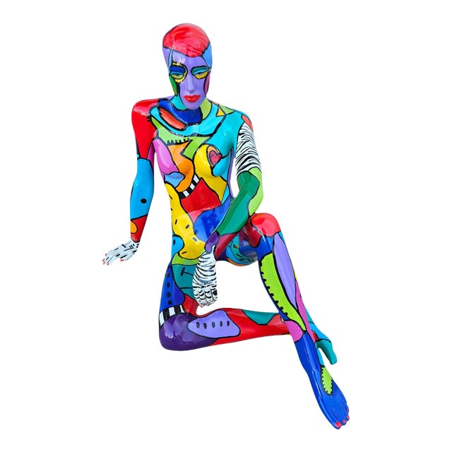 Lifesize Whimsical Marcie Ziv Sculpture For Sale