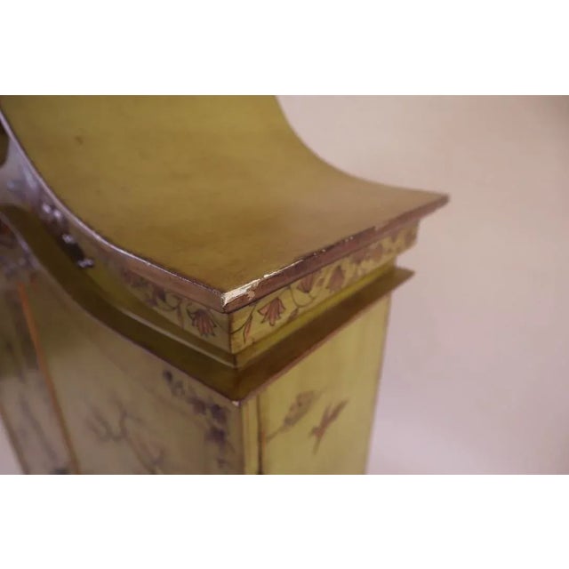 2000 - 2009 Early 21st Century Chinoiserie Green Asian Hutch Cabinet For Sale - Image 5 of 13