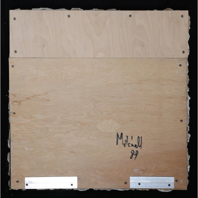 Contemporary Broken Wall Mixed Media Wall Sculpture, Curtis Mitchell For Sale - Image 3 of 4