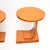 Brown Art Deco Birds Eye Maple J Nest of Tables from H and L Epstein, 1930, Set of 3 For Sale - Image 8 of 11