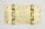 These ball bearing door hinges are made of solid brass with flat tips, five knuckles, and a template hole pattern. The...
