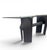 Postmodern Black Cast Iron Dining Table with Glass Top, 1980s For Sale - Image 14 of 15