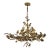 Made Goods Modern Brass Ginkgo Teresa Chandelier For Sale