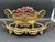 Antique Czech Gilt Bronze Coupe and Plateua Centerpiece With a Bohemian Glass Fruit Arrangement. For Sale - Image 12 of 13