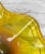 Yellow Hand Blown Art Glass Ruffled Centerpiece Bowl by Matt McBride For Sale - Image 6 of 11