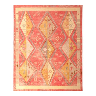 Rug & Kilim’s Oversized Caravan Rug in Red, 14x20 For Sale