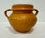 Mustard Vk Studio Keramik 1960s Mustard Yellow Orange Handled Velus Vase Jar Germany MCM For Sale - Image 8 of 8