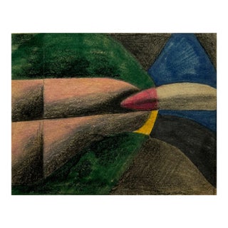 Micro Biomorphic Abstract Drawing IV For Sale