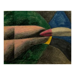 Micro Biomorphic Abstract Drawing IV