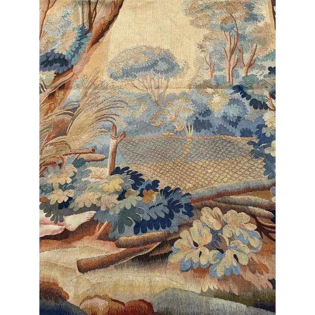 Vintage French Aubusson Tapestry, 1940s For Sale - Image 3 of 18