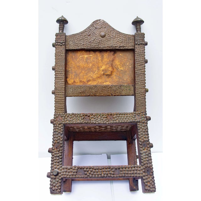 Late 19th Century African Ashanti King's Asipim Chair Ghana 19th Century For Sale - Image 5 of 6