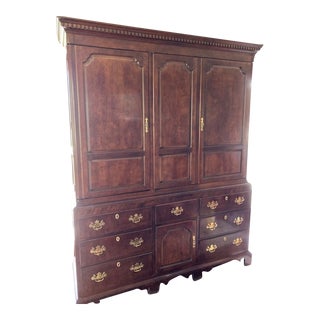 Late 20th Century Vintage Henredon Cherry Armoire For Sale