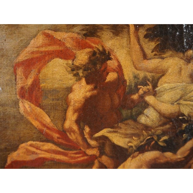 French School Artist, Bacchanales, 18th Century, Oil on Canvas For Sale - Image 18 of 18