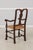 1960s Set of 8 Country Queen Anne Rush Seat Dining Chairs For Sale - Image 5 of 18