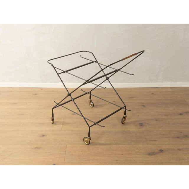 Brown Serving Trolley from Ary Vanérprodukter Nybro, 1960s For Sale - Image 8 of 10