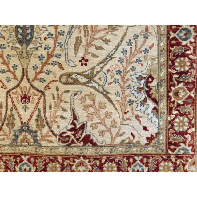 Hand Knotted Indian Runner Rug - 3′3″ × 11'9" For Sale - Image 15 of 18