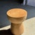 Side Table with Hemispherical Top in Beige Mango Wood, 1980s For Sale - Image 16 of 18