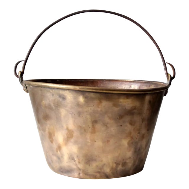 Antique Brass Kettle For Sale