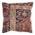 Worn Persian Rustic Rug Pillow For Sale