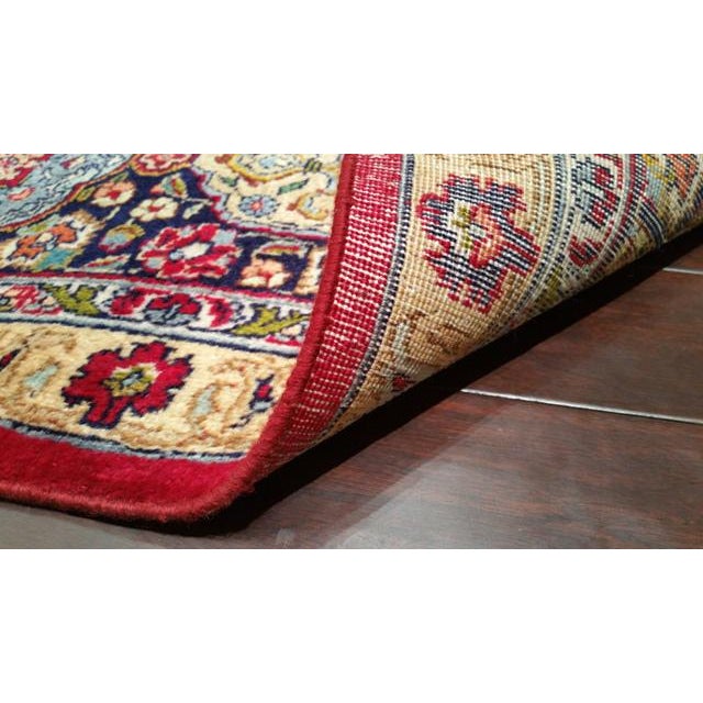 Vintage Persian Tabriz Hand Knotted Rug - 10′ X 16′7″ - Size Cat. 10x14 12x15 12x18 For Sale - Image 4 of 4