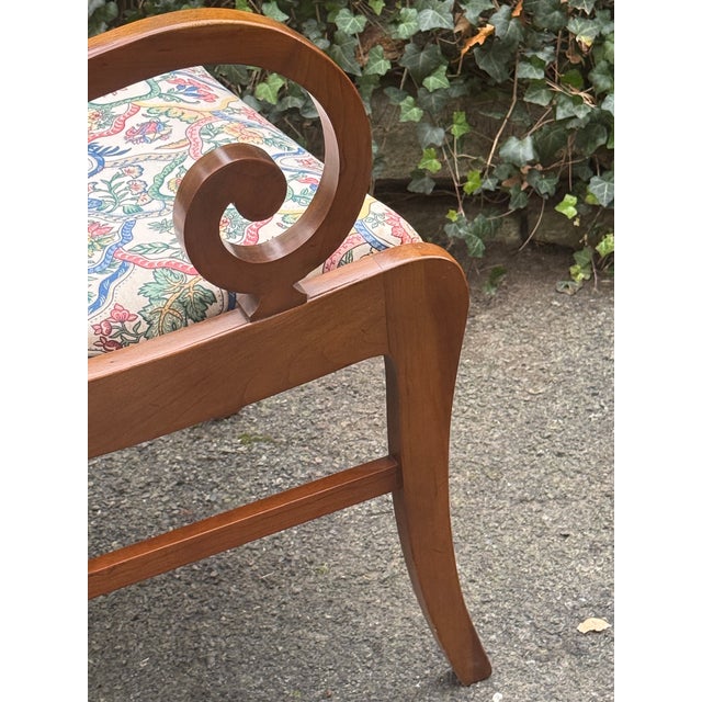 1960s Late 20th Century Solid Cherry Regency Dining Chairs - Set of 6 For Sale - Image 5 of 12