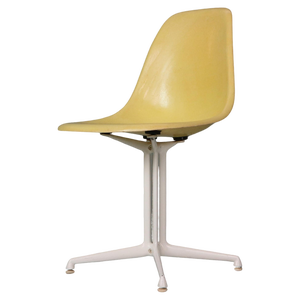 Light Yellow Fiberglass La Fonda Chair by Charles & Ray Eames for Herman Miller, 1960