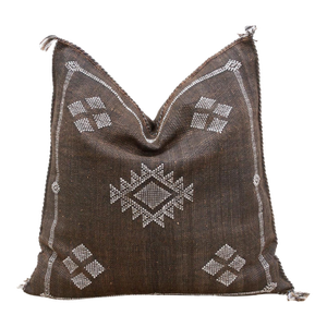 Fez Earth Large Silk Rug Pillow