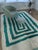 Contemporary Teal Green Wool Moroccan Beni Ourain Rug For Sale - Image 13 of 17