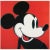 An excellent offset lithograph, print, of screenprint "Myths: Mickey Mouse" (1981) by Andy Warhol. Printed by The Andy...
