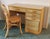 1960s Rattan and Formica Right Sided Writing Desk With Matching Chair - Set of 2 For Sale - Image 9 of 12