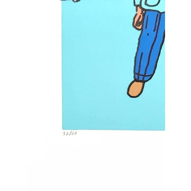 Contemporary Antonio Segui, Enrique Maïdana, 2019, Hand Signed Lithograph For Sale - Image 3 of 4