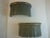 Pair Late 20th Century Transitional Wall Shelf Brackets Painted Green Gold Crackle For Sale - Image 11 of 11