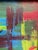 Classic Mid Century Abstract Oil Painting. Fabulous Execution and choice of Color Palette. Energetic Brushwork and Motion....