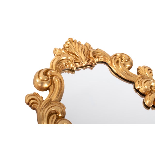 2020s French D' Amboise Collection of Gold Petite Mirrors- Oblong For Sale - Image 5 of 9