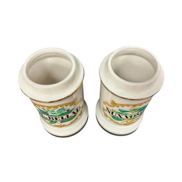 Pair of Vintage Apothecary/Pharmacy Jars With Lids For Sale In Tampa - Image 6 of 9