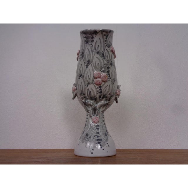 Gray Ceramic Titania Vase by Bjørn Wiinblad for Illums Bolighus, 1960s For Sale - Image 8 of 16