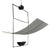 Late 20th Century "Zafiro" Ceiling Light For Sale