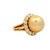 Hubert 17mm Golden South Sea Pearl Diamond 18k Yellow Gold Cocktail Ring, Size 8.25 For Sale In Los Angeles - Image 6 of 6