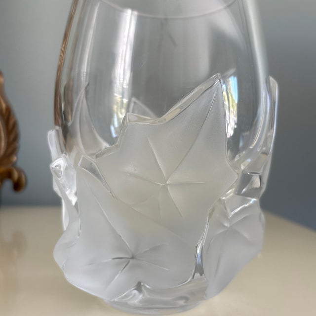 Lalique Lalique Hedera Vase For Sale - Image 4 of 7