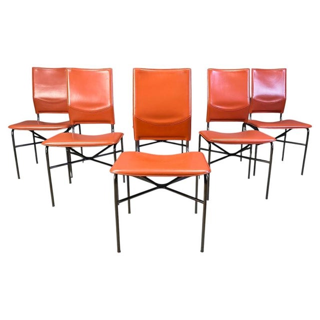 Dining Chairs by Ross Littel for Matteo Grassi, 1970s, Set of 6 For Sale - Image 17 of 17