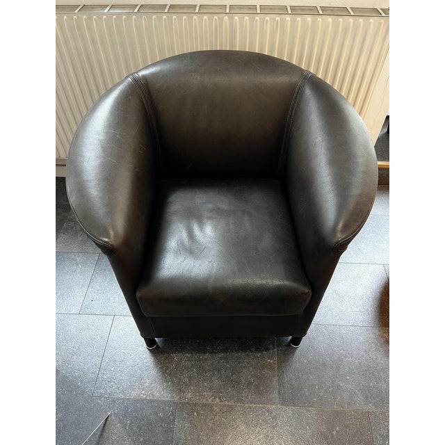 Aura Club Chairs in Leather Armchairs by Paolo Piva for Wittmann, 2000s, Set of 2 For Sale - Image 9 of 11