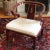 Chinoiserie 1970s James Mont-Style Oxblood Red Horseshoe Chinoiserie Accent Chair For Sale - Image 3 of 12