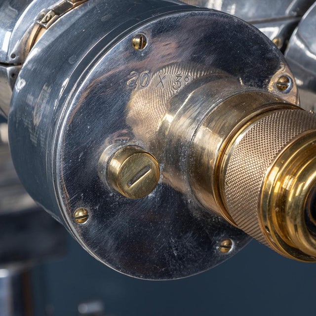 Mid-Century Japanese Naval Bridge Big Eye Binoculars from Nikon, 1940s For Sale - Image 9 of 18