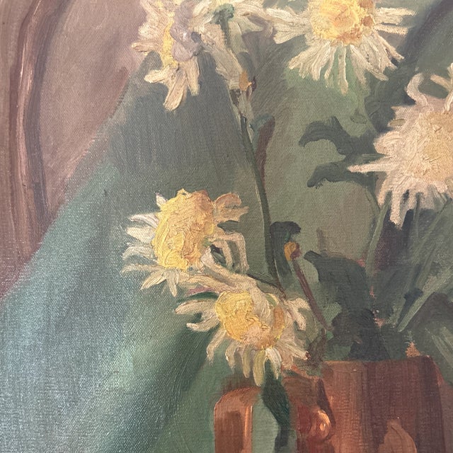 Green Mid 20th Century Framed Still Life Painting For Sale - Image 8 of 12