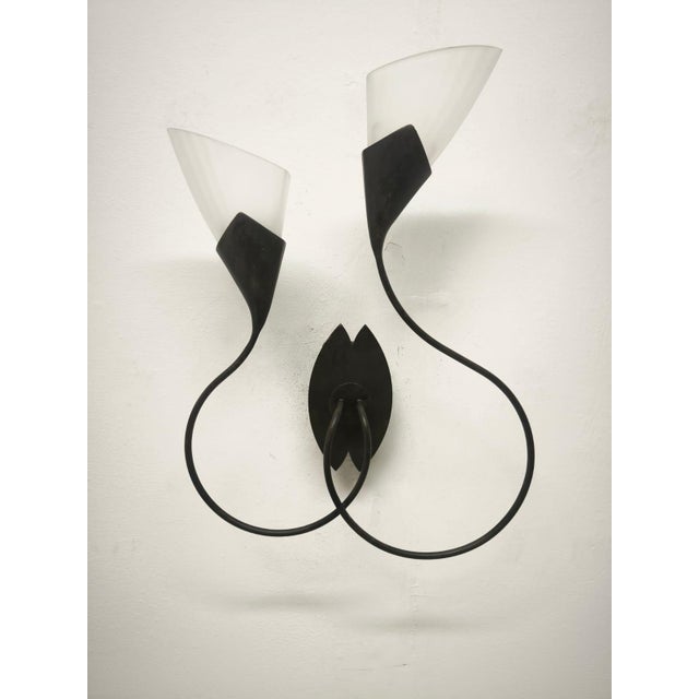 2-Light Wall Lamp by Lamp International, 1990s For Sale - Image 6 of 11