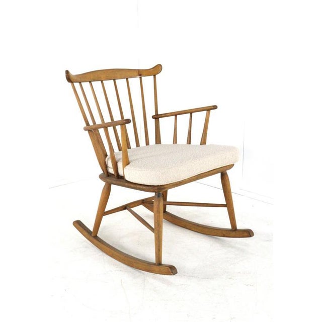 Rocking Chair by Børge Mogensen for FDB Møbler, 1960s For Sale - Image 10 of 16